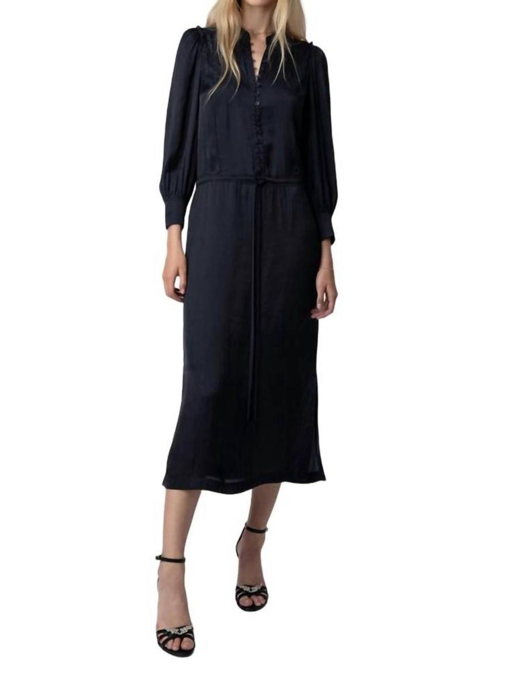 Zadig & Voltaire Satin Relinda Dress Small